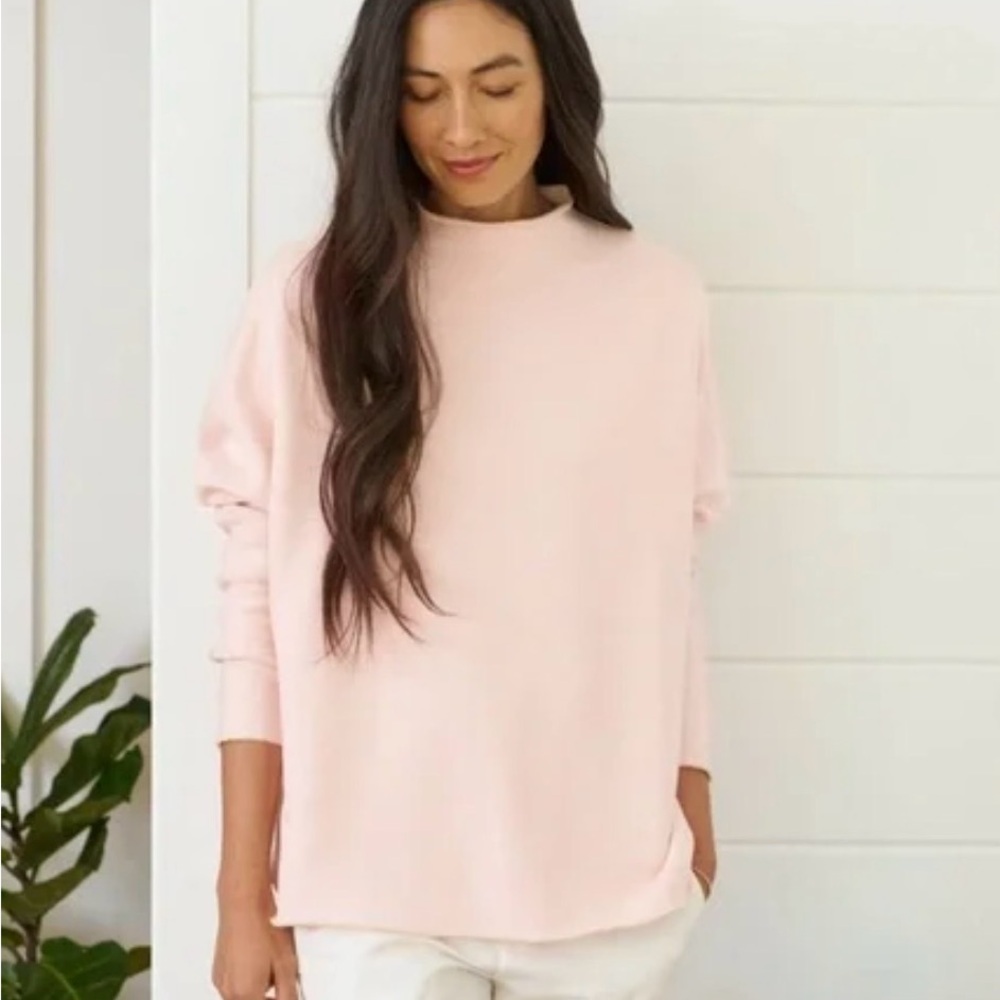 Frank & Eileen Effie  Long-Sleeve Funnel Neck Capelet